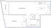 1 Bedroom Floor Plan
